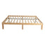 Warm Wooden Natural Bed Base Frame Ã¢â‚¬â€œ Double