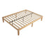 Warm Wooden Natural Bed Base Frame Ã¢â‚¬â€œ Double