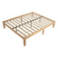 Warm Wooden Natural Bed Base Frame Ã¢â‚¬â€œ Double