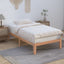 Single Size Warm Wooden Natural Bed Base Frame Ã¢â‚¬â€œ King Single
