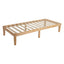 Single Size Warm Wooden Natural Bed Base Frame Ã¢â‚¬â€œ King Single