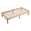 Single Size Warm Wooden Natural Bed Base Frame Ã¢â‚¬â€œ Single