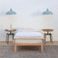 Single Size Warm Wooden Natural Bed Base Frame Ã¢â‚¬â€œ Single