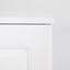 Bedside Table Side Storage Cabinet Nightstand Bedroom 2 Drawer KEVA WHITE