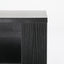 Bedside Table Side Storage Cabinet Nightstand Bedroom 2 Drawer 1 Shelf ZURI BLACK