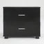 2X Bedside Table Side Storage Cabinet Nightstand Bedroom 2 Drawer ETTA BLACK