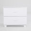 Bedside Table Side Storage Cabinet Nightstand Bedroom 2 Drawer Legs ETTA WHITE