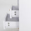 2X Bedside Table Side Storage Cabinet Nightstand Bedroom 2 Drawer ANYA - WHITE