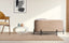 La Bella Coffee Table Storage Ottoman - Velvet Blanket Box Bench DEMI - CAMEL BEIGE