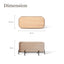 La Bella Coffee Table Storage Ottoman - Velvet Blanket Box Bench DEMI - CAMEL BEIGE
