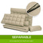 Lounge Couch Sofa Bed Double Seat Leather GEMINI BEIGE