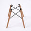 4X Retro Dining Cafe Chair DSW BLACK