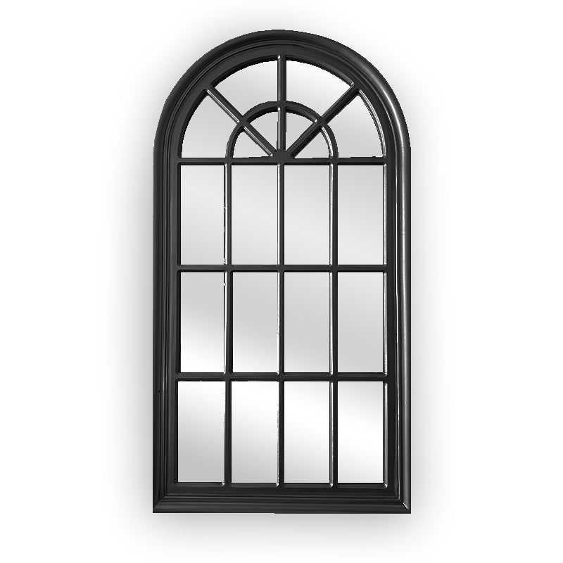 Window Style Mirror - Black Arch 70 CM x 130 CM