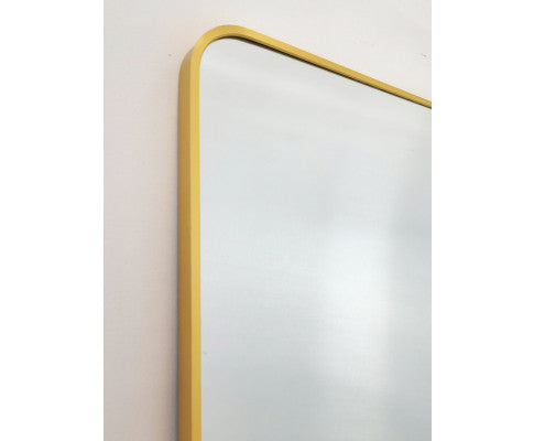 Gold Metal Rectangle Mirror - Medium 80cm x 170cm