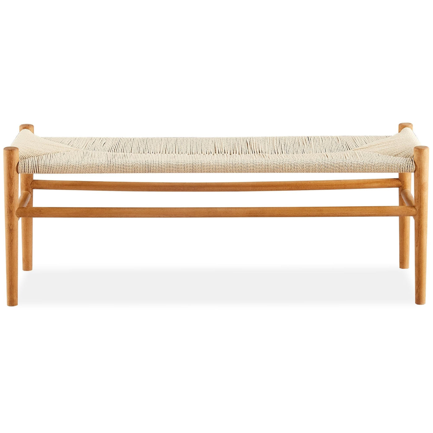 Anemone Wishbone 120cm Dining Bench Beech Timber Replica Hans Wenger Natural