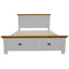 Virginia 4pc Queen Bed Suite Bedside Tallboy Bedroom Furniture Package - White