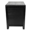 Tofino Bedside Tables 2 Drawers Storage Cabinet Shelf Side End Table - Black