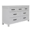 Lily Dresser 7 Chest of Drawers Solid Wood Tallboy Storage Cabinet - White