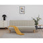 Brando 3 Seater Sofa Futon Bed Fabric Lounge Couch - Beige