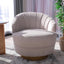 Bronte Fabric Swivel Occasional Chair Lounge Seat Cream