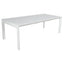 Iberia 178cm Aluminium Outdoor Dining Table White