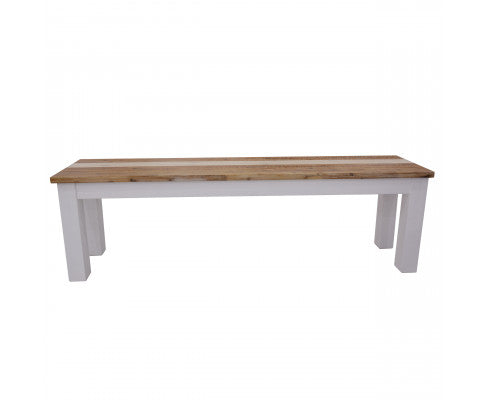 Orville Dining Bench 150cm Solid Acacia Wood Home Dinner Furniture - Multi Color