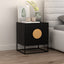 Belmonte Fluted Bedside Table in Black