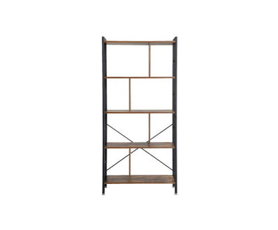 VASAGLE 4 Tier Bookshelf with Compartments