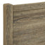 Queen Size Bed Frame Natural Wood like MDF in Oak Colour