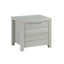 Bedside Table 2 drawers Storage Table Night Stand MDF in White Ash