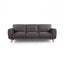 3+2 Seater Sofa Brown Fabric Lounge Set for Living Room Couch with Solid Wooden Frame