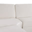 Lounge Set Luxurious 6 Seater Bonded Leather Corner Sofa Living Room Couch in White with Chaise