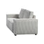 Reno 3 Seater Sofa Grey Colour Fabric Upholstery Wooden Structure Knock Down Feature In Back & Arms