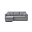 Multifunctional Sofa Bed Fabric Upholstery Chaise Section Comfy Cushions Armrests
