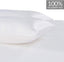 Luxury Pillowcase 2 Pack - 100% Pure Mulberry Silk on Both Sides - White