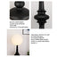 Retro Roman Living Room Bedroom Art Sense Medieval Table Lamp