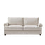 PHEBE 3 Seater Sofa bed with Separate Foam Mattress- Corduroy Cream