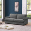 PHEBE 3 Seater Sofa bed with Separate Foam Mattress- Corduroy Dark grey