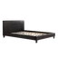 Double PU Leather Bed Frame Black
