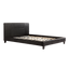 Queen PU Leather Bed Frame Black