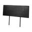 PU Leather Double Bed Headboard Bedhead - Black
