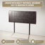 PU Leather Double Bed Headboard Bedhead - Brown