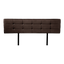 PU Leather King Bed Deluxe Headboard Bedhead - Brown