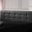 PU Leather King Bed Deluxe Headboard Bedhead - Black