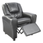 PU Leather Kids Recliner with Drink Holder