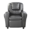 PU Leather Kids Recliner with Drink Holder