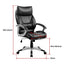 PU Leather Office Chair Executive Padded Black