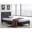 Single Linen Fabric Bed Frame Grey