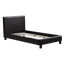 Single PU Leather Bed Frame Brown