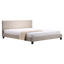 King Linen Fabric Bed Frame Beige